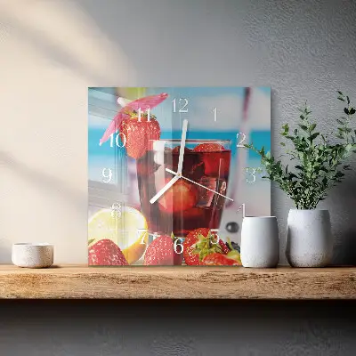 Relógio decoração Bebida