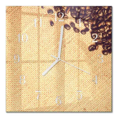 Relógio decoração Grãos de café