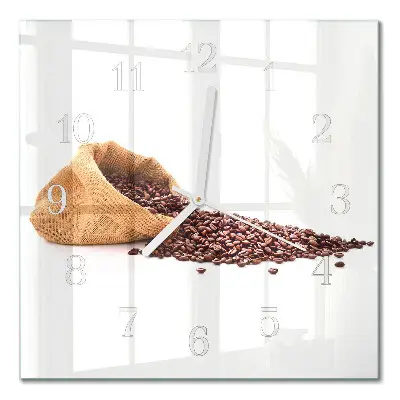 Relógio decoração Grãos de café