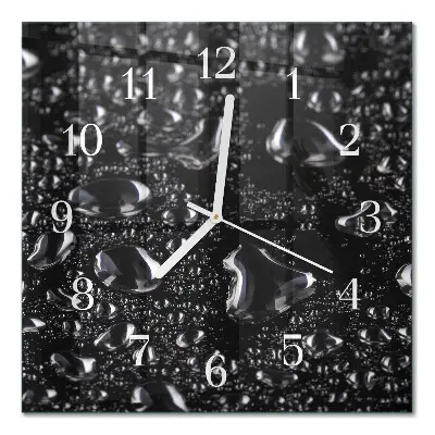 Relógio quadrado Gotas