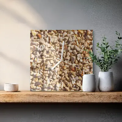 Relógio decoração Cascalho