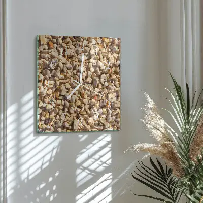 Relógio decoração Cascalho