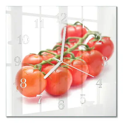 Relógio quadrado Tomates