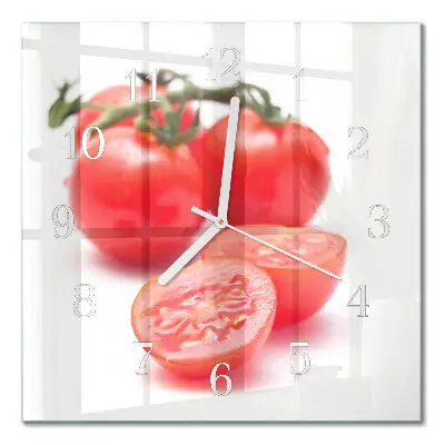 Relógio quadrado Tomates