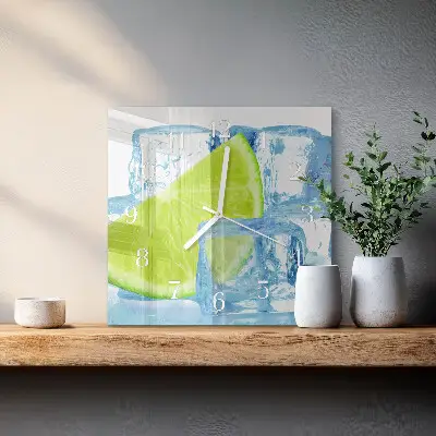 Relógio decoração Gelo de limão