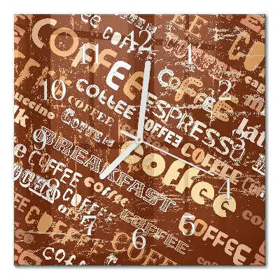 Relógio decoração Café