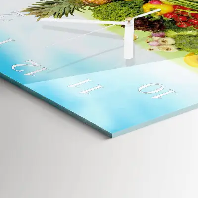 Relógio decoração Vegetais Frutas