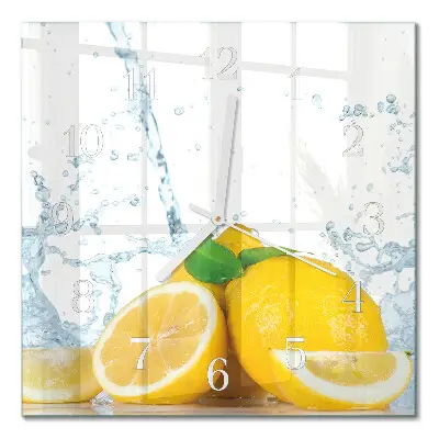 Relógio quadrado Cítricos
