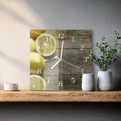 Relógio decoração Limões suculentos