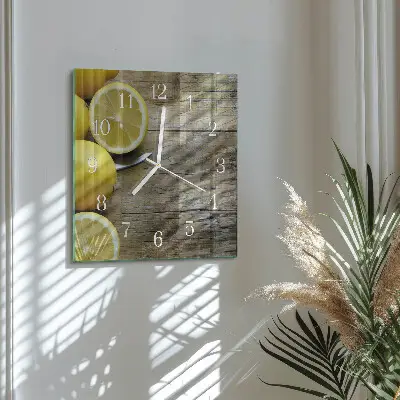 Relógio decoração Limões suculentos
