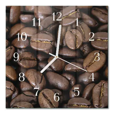 Relógio quadrado Café