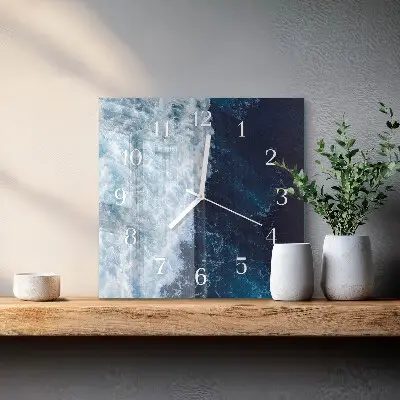 Relógio decoração Ondas do oceano