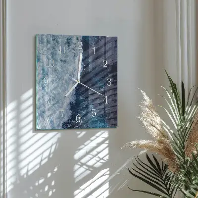 Relógio decoração Ondas do oceano