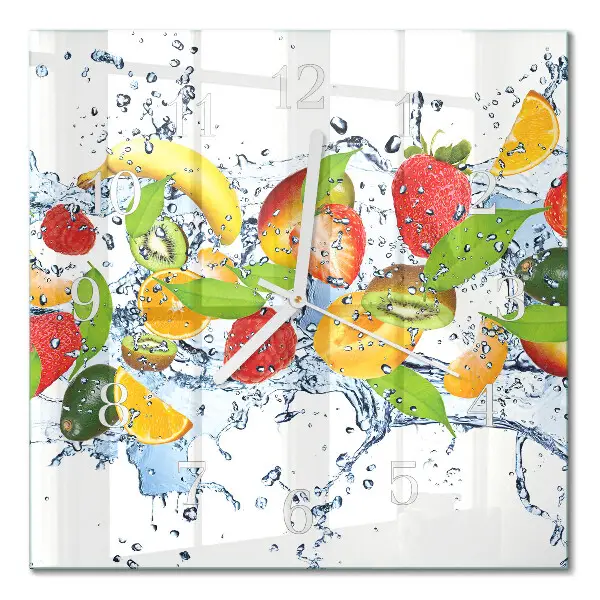 Relógio decoração Água de frutas
