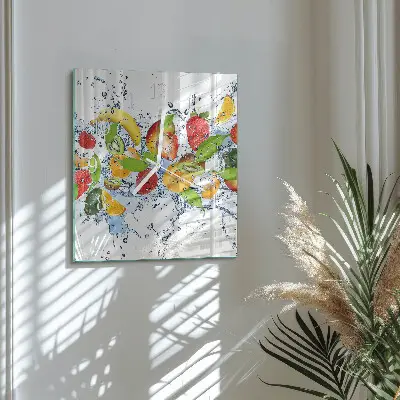 Relógio decoração Água de frutas