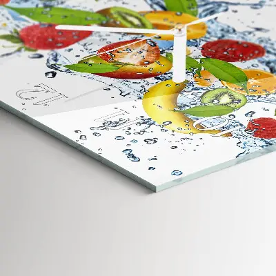 Relógio decoração Água de frutas