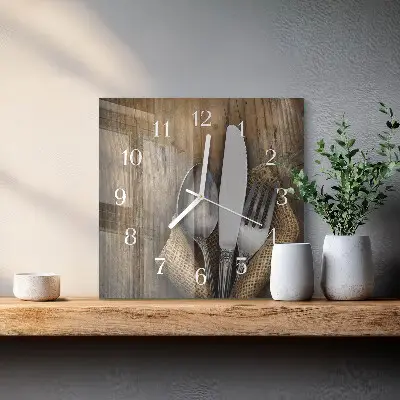 Relógio decoração Talheres