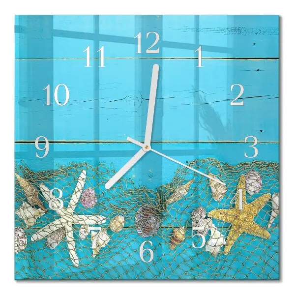 Relógio quadrado Tesouros do Mar