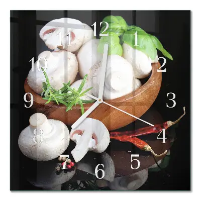 Relógio decoração Cogumelos