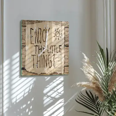 Relógio decoração Desfrute de sua refeição