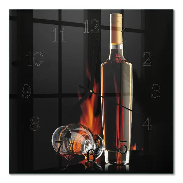 Relógio de vidro Álcool