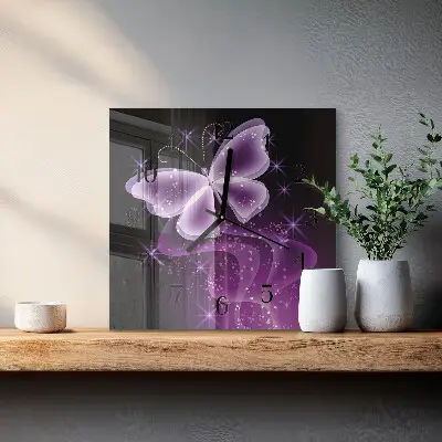Relógio de parede Borboleta