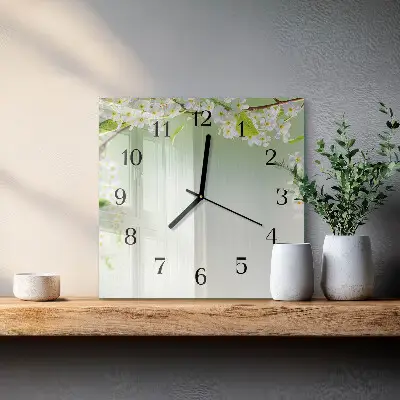 Relógio de vidro Primavera