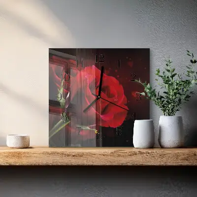 Relógio de parede Rosas