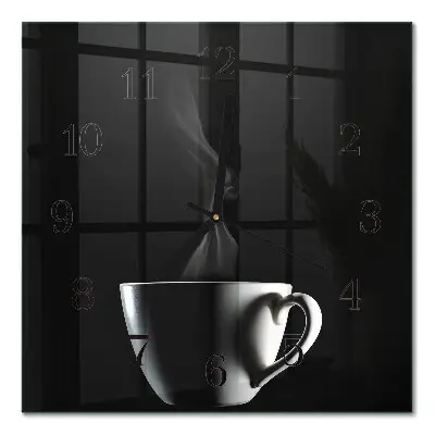 Relógio de vidro Caneca