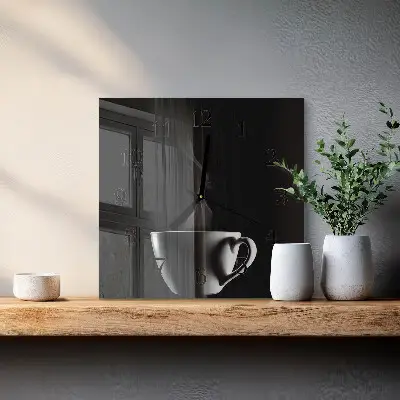 Relógio de vidro Caneca