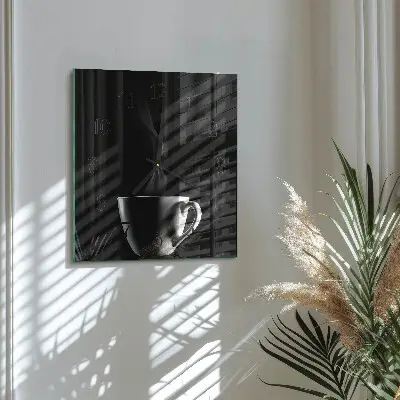 Relógio de vidro Caneca
