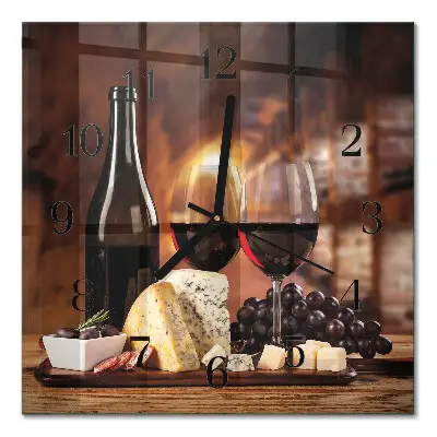 Relógio de parede Vinho