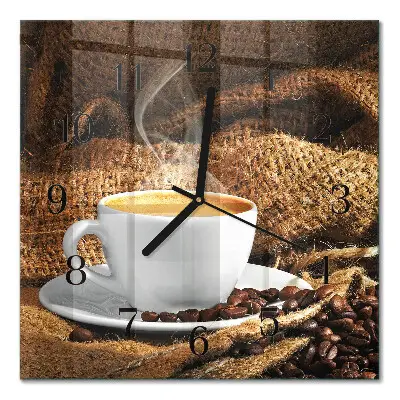 Relógio de parede Grãos de café