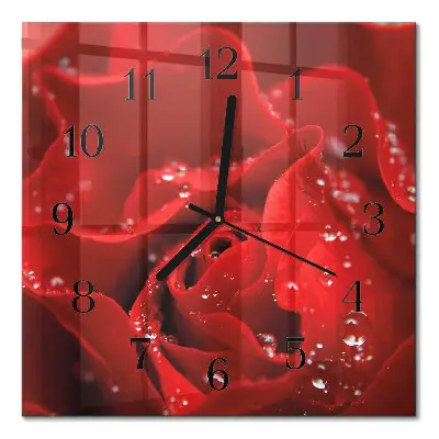 Relógio quadrado Rosa