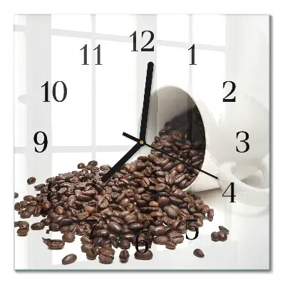 Relógio de parede Uma xícara de café