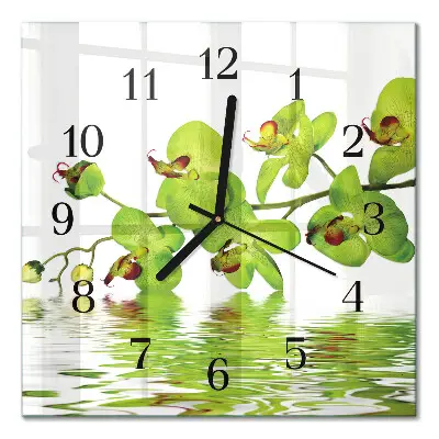 Relógio de parede Orquídea