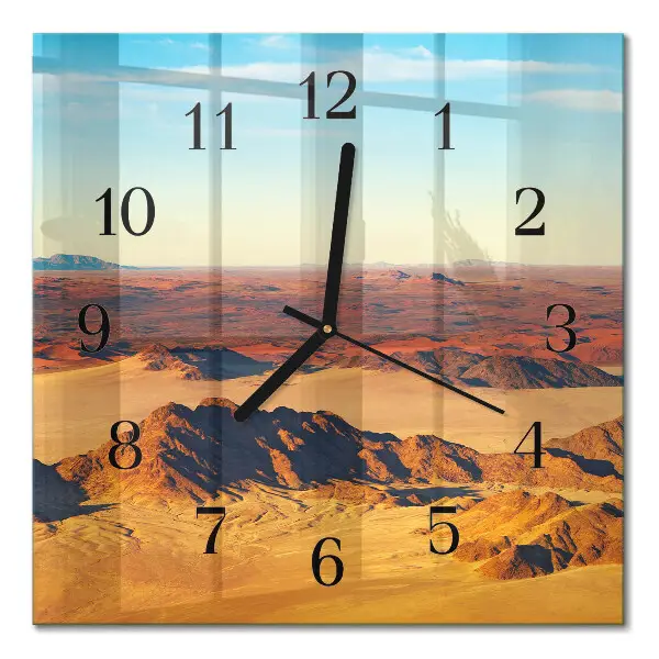 Relógio de parede quadrado Deserto