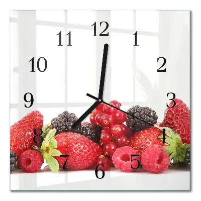 Relógio quadrado Fruta