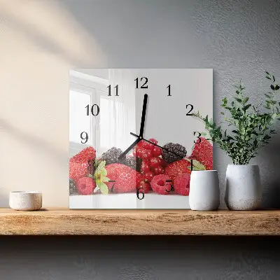 Relógio quadrado Fruta