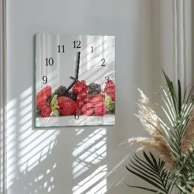 Relógio quadrado Fruta