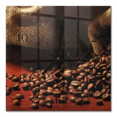 Relógio de parede Grãos de café