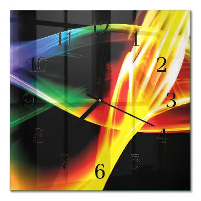 Relógio quadrado Abstração