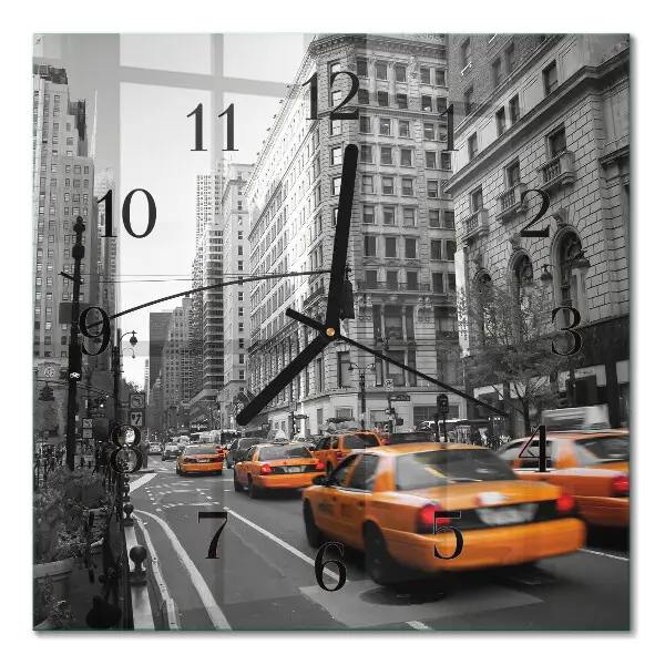 Relógio quadrado Táxi de Nova York