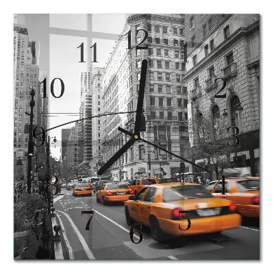 Relógio quadrado Táxi de Nova York