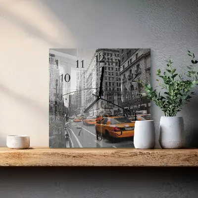Relógio quadrado Táxi de Nova York