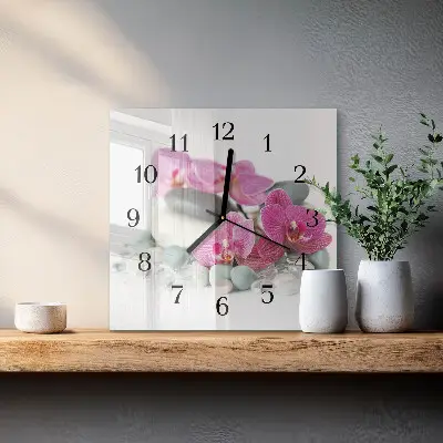 Relógio de parede Orquídeas