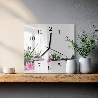 Relógio de parede Flor de lótus