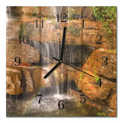 Relógio quadrado Cachoeira