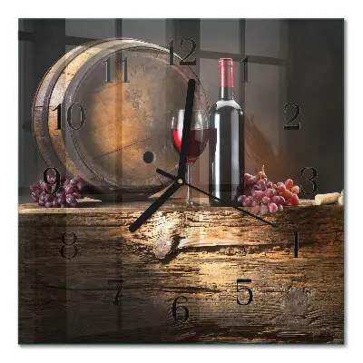 Relógio de parede Uvas para vinho