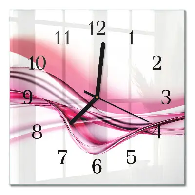 Relógio de vidro Arte abstrata